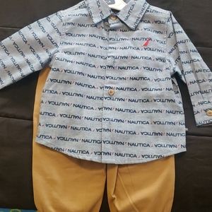 2 peice nautica set sz 6-9mo